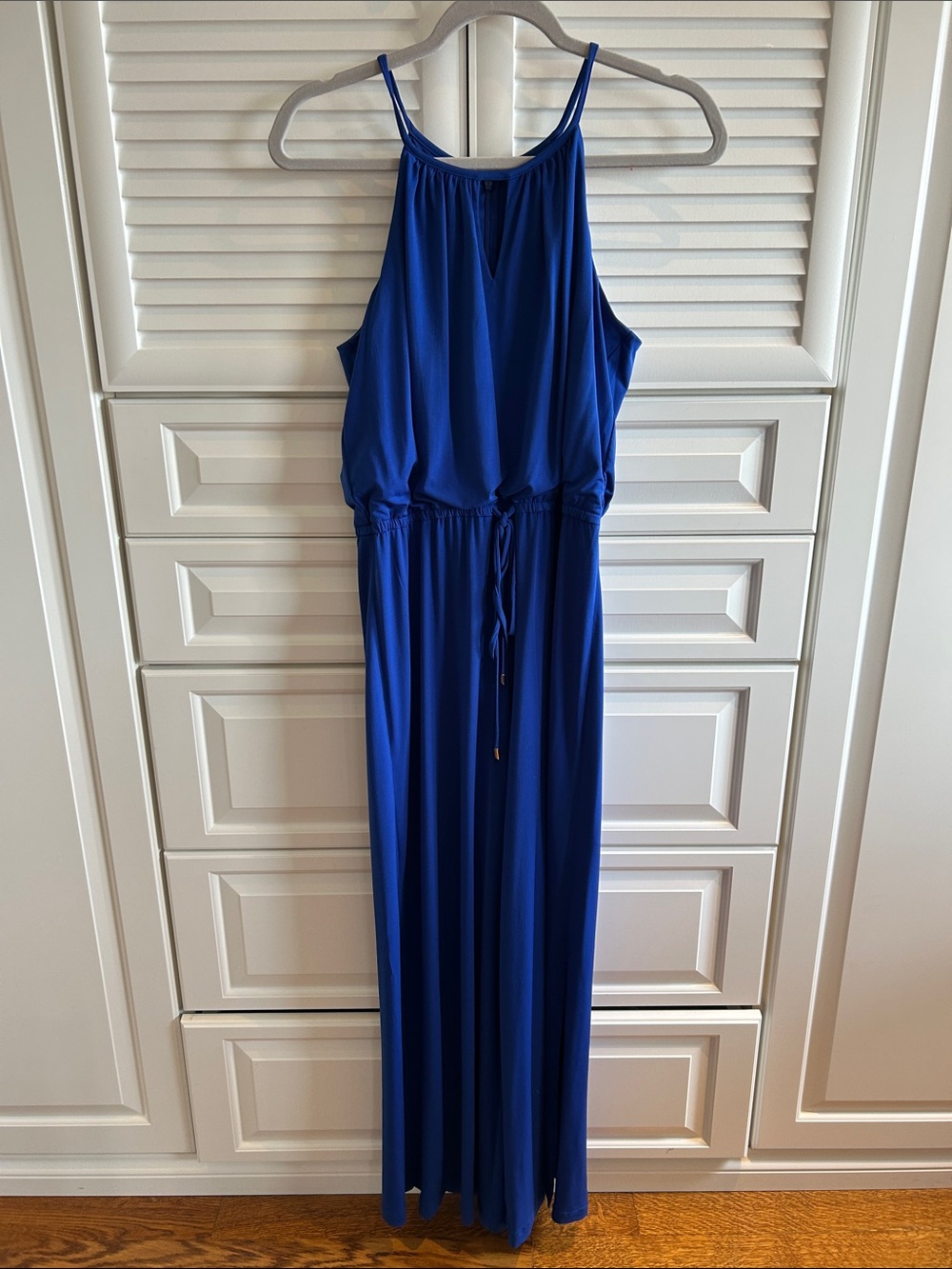 Royal Blue Halter Jumpsuit